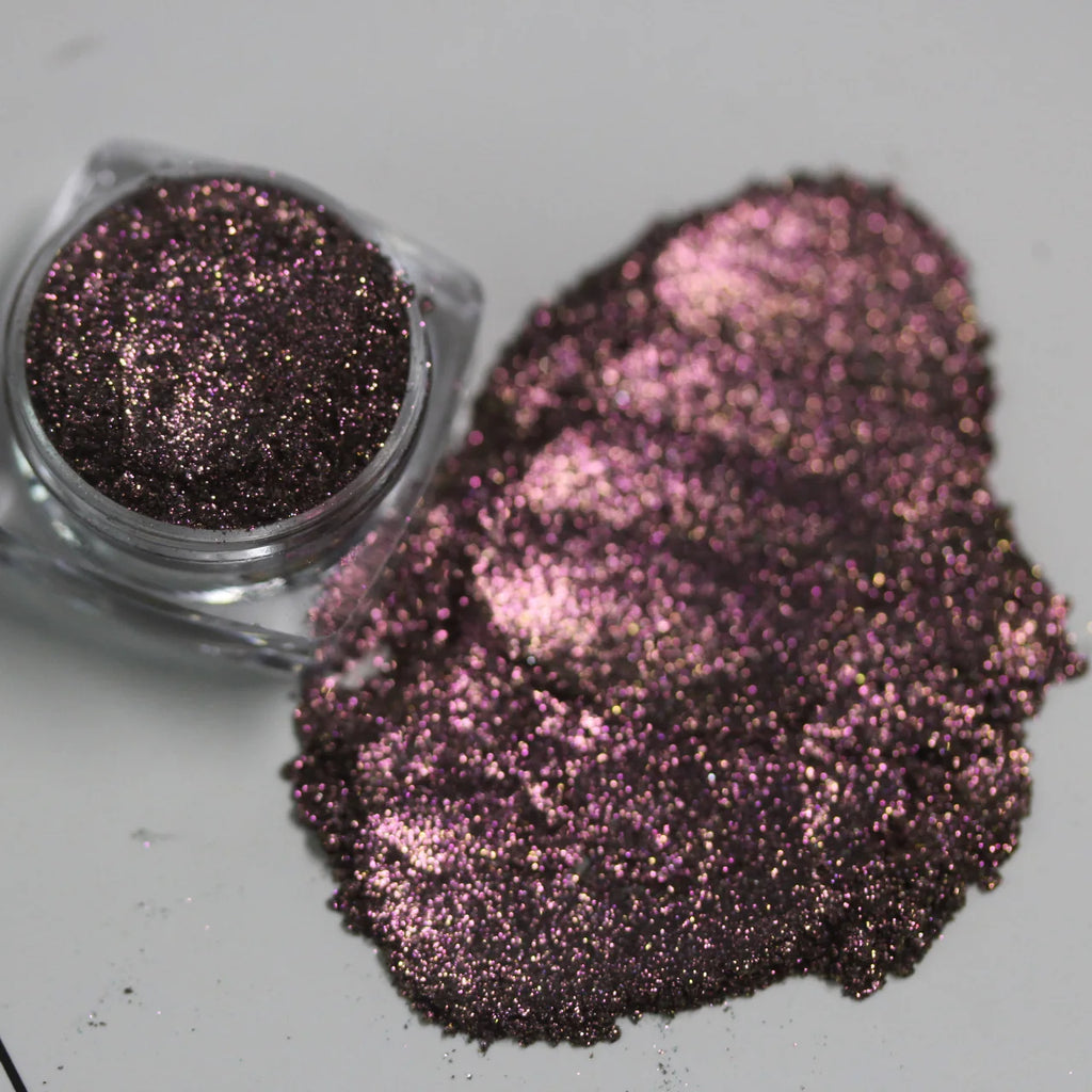 Cosmetic Pink Gold Pearlescent Effect Color Shift Pigment for Epoxy Resin Makeup Nail Polish Soap Dye Candle Making Craft Slime