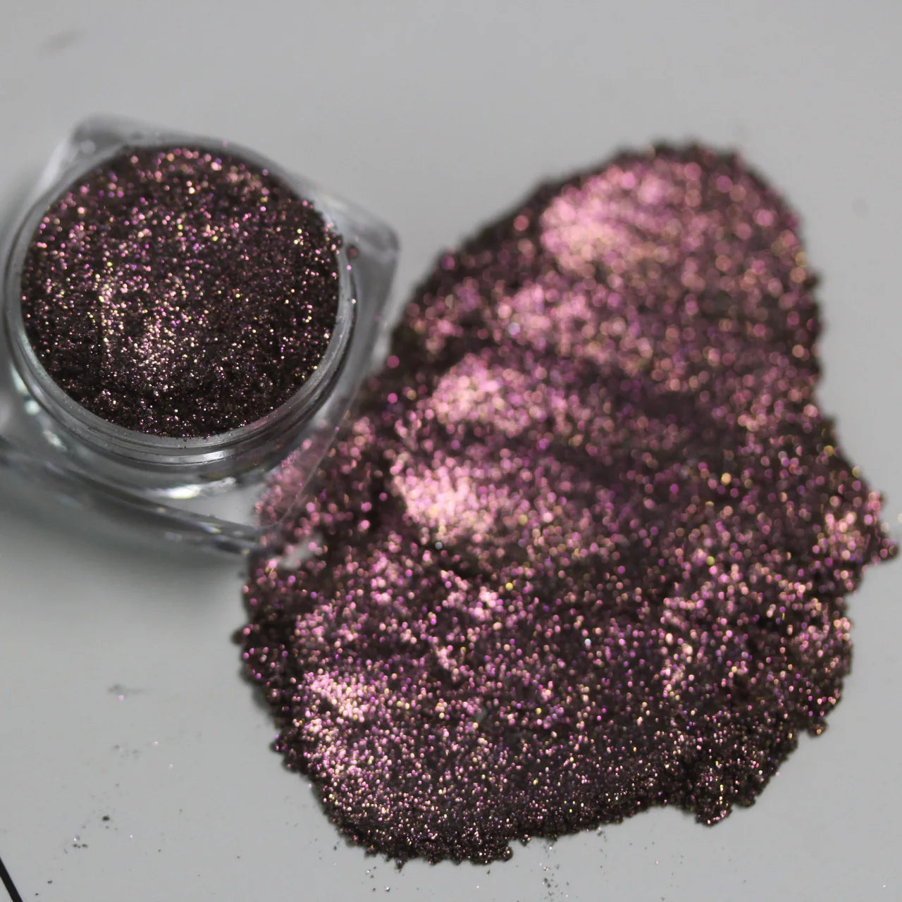 Cosmetic Pink Gold Pearlescent Effect Color Shift Pigment for Epoxy Resin Makeup Nail Polish Soap Dye Candle Making Craft Slime