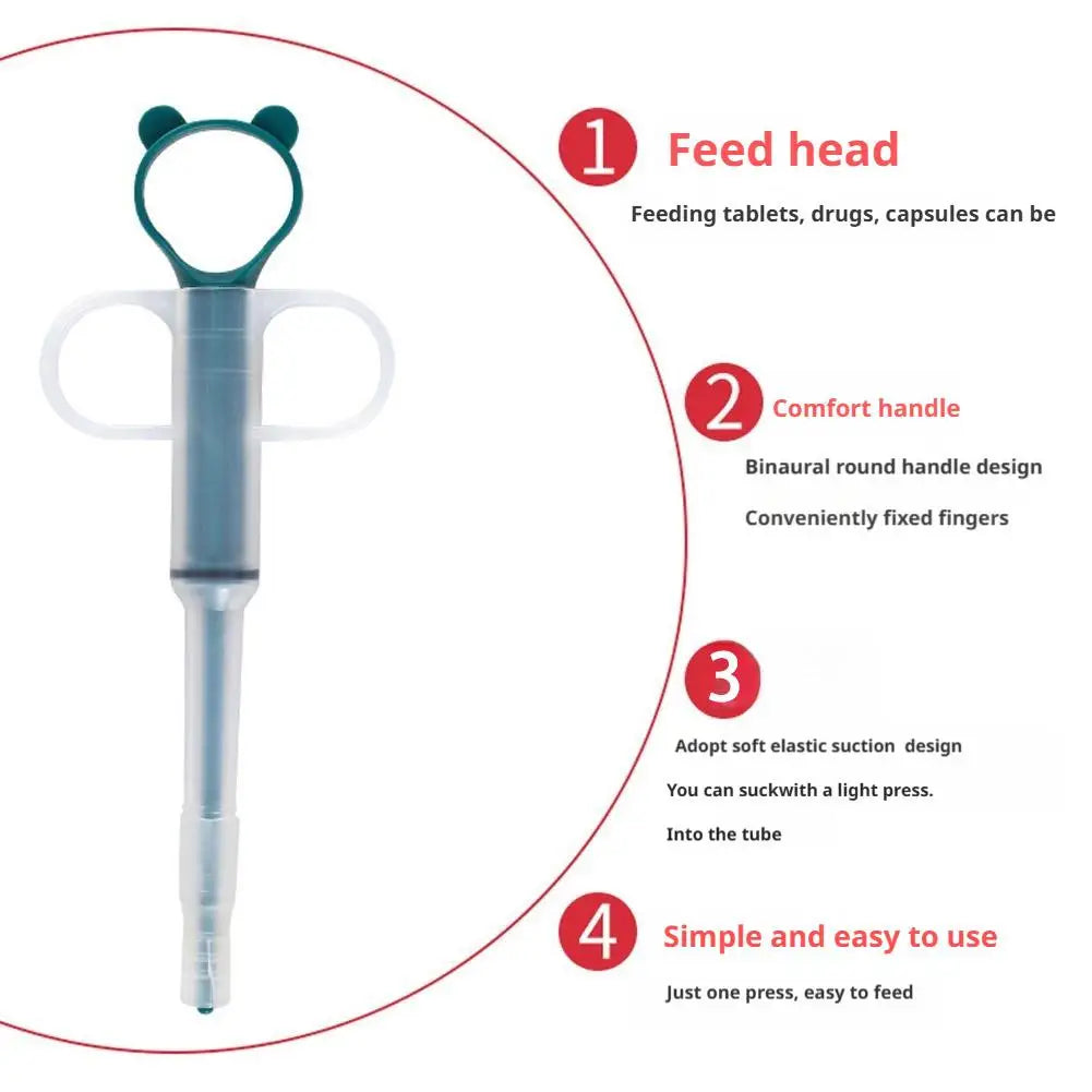 Pet Medication Dispenser, Pressing Feeding Stick For Cats and Dogs, Eating Pills, Medication Artifacts, Pet Sickness Care Tool