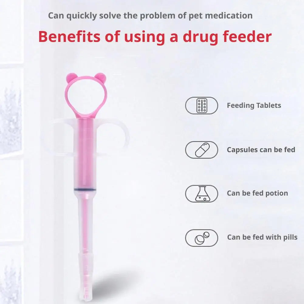 Pet Medication Dispenser, Pressing Feeding Stick For Cats and Dogs, Eating Pills, Medication Artifacts, Pet Sickness Care Tool