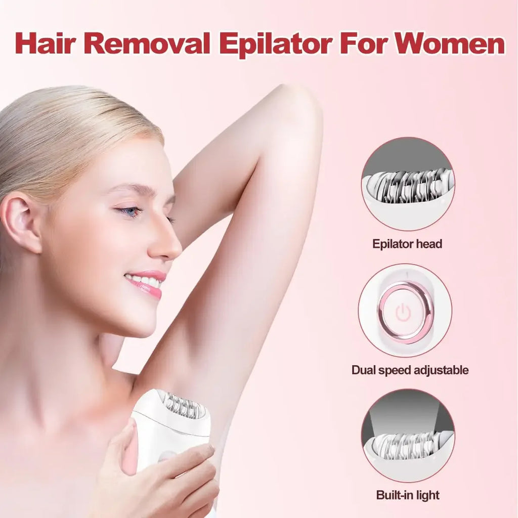 VGR Hair Remover Professional Epilator Electric Leg Body Underarms Hair Removal Tool Bikini 2 Speed Epilator for Women V-705