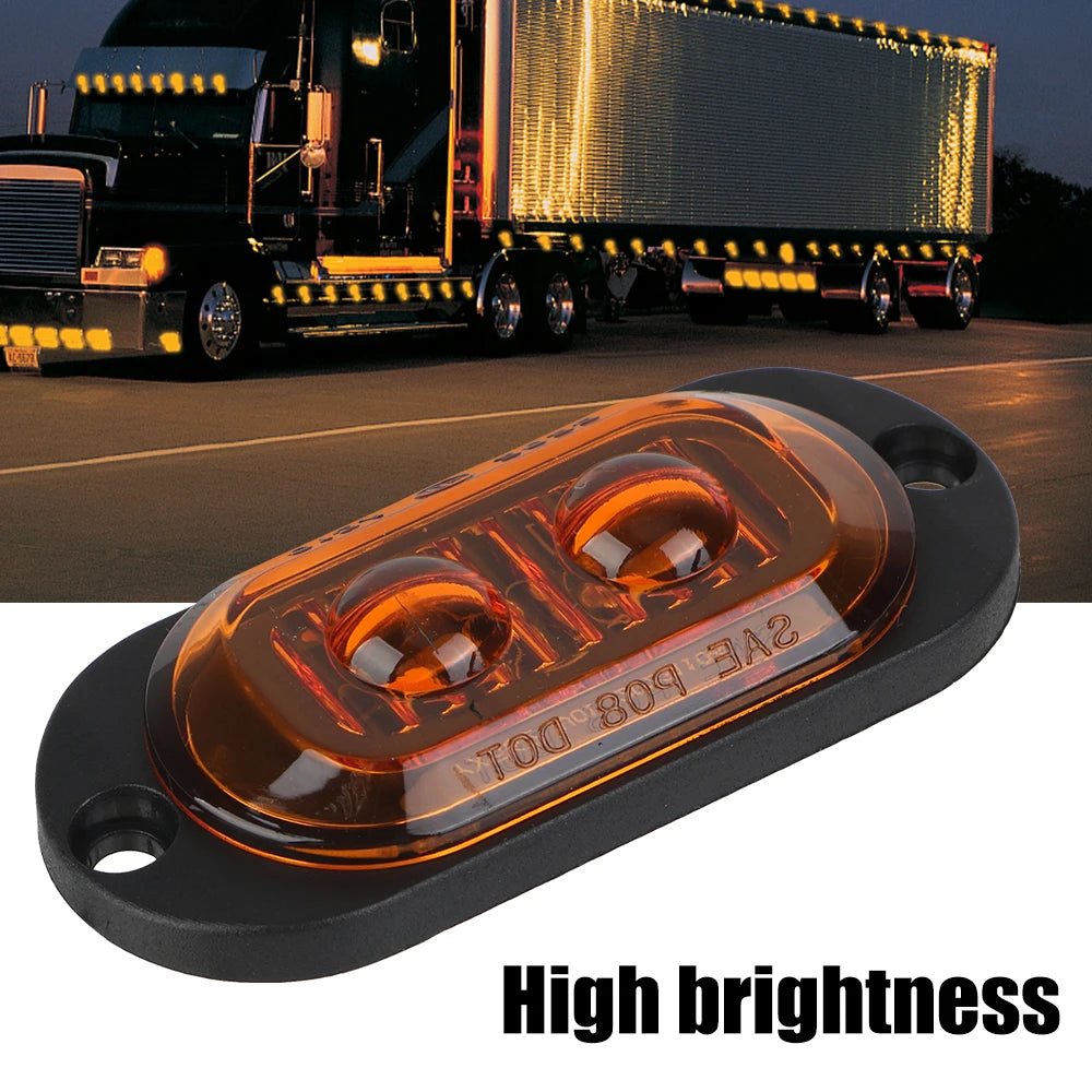 12V 24V Truck Position Lights Car Side Marker Lamps LED Signal Light Trailer Lights Indicator Taillights Auto Accessories