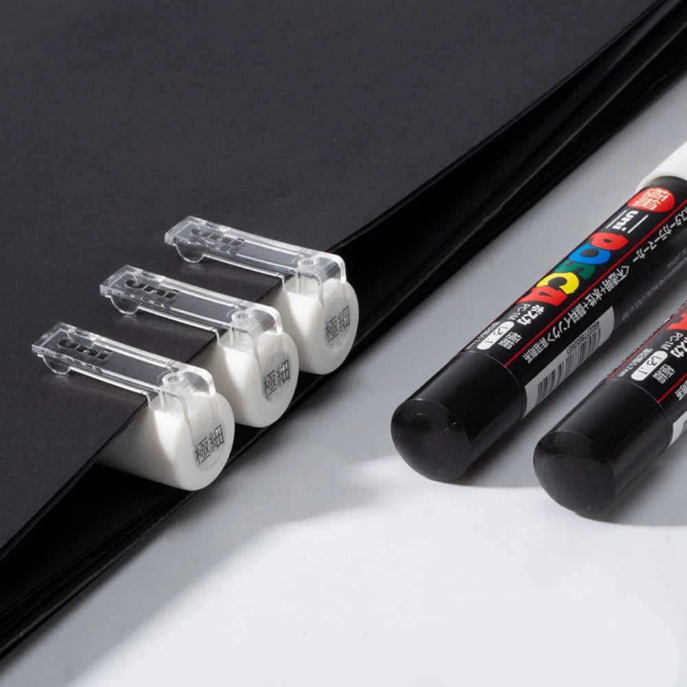 5pcs Japan UNI POSCA Markers Pen Acrylic White Black Highlighting Pen Graffiti PC-1M/3M/5M Wholesale Painting Art Supplies
