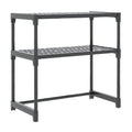 Kitchen Shelf, Microwave Rack, Oven, Air Fryer, Rice Cooker, Coffee Machine, Countertop, Layered Storage Rack Organizer Shelf