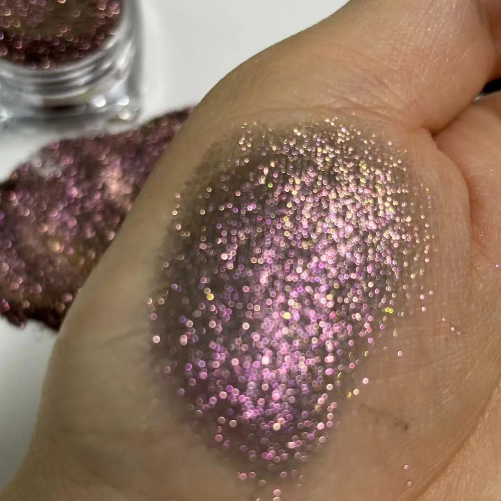 Cosmetic Pink Gold Pearlescent Effect Color Shift Pigment for Epoxy Resin Makeup Nail Polish Soap Dye Candle Making Craft Slime