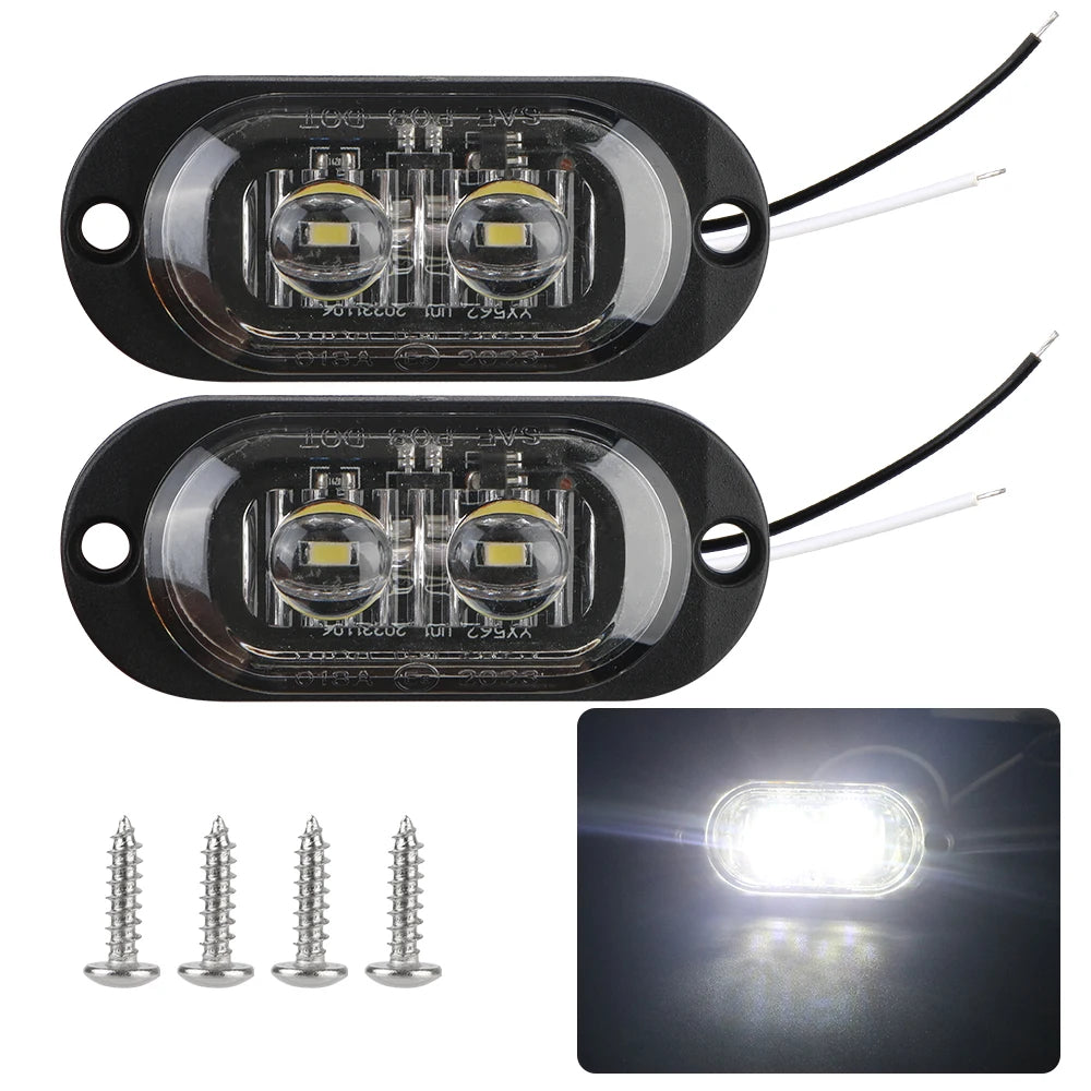 12V 24V Truck Position Lights Car Side Marker Lamps LED Signal Light Trailer Lights Indicator Taillights Auto Accessories