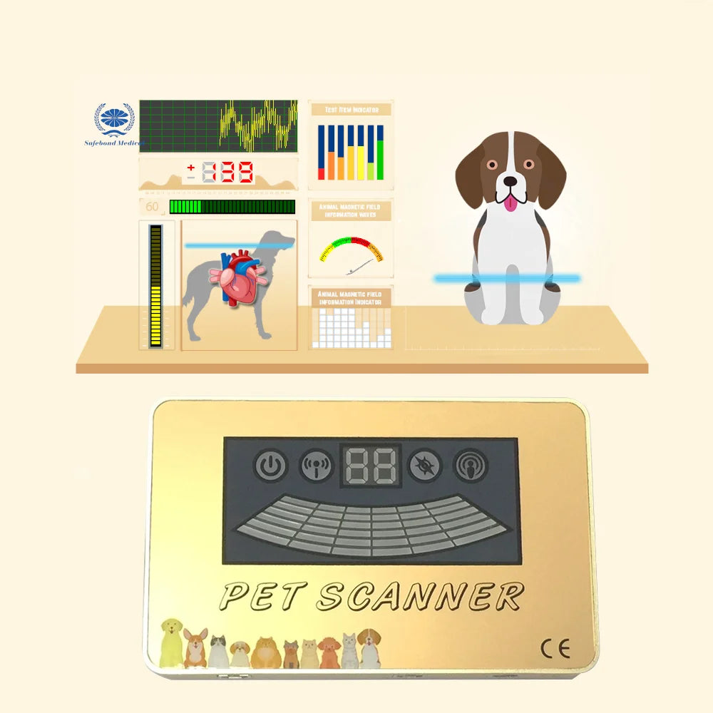 2025 Version Pet Quantum Resonance Magnetic Analyzer For Cat/Dog Body Checking Home Care Device