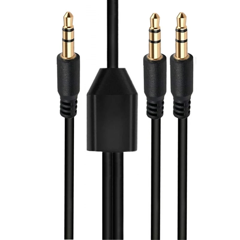 3.5mm Splitter Headphone Jack Audio Cable 3.5mm Cable 1 Male to 2/3/4/5/6 male AUX Cable Splitter Adapter For Computer Headset